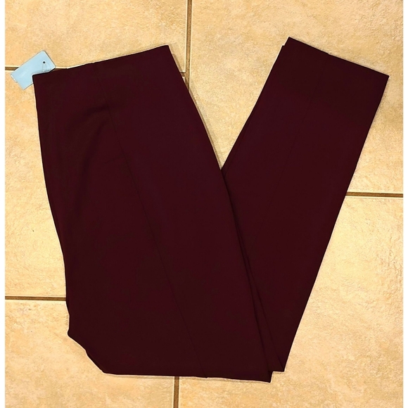 NWT The Audrey High Rise Plum Rose Ann Taylor plum rose pants - Picture 4 of 7